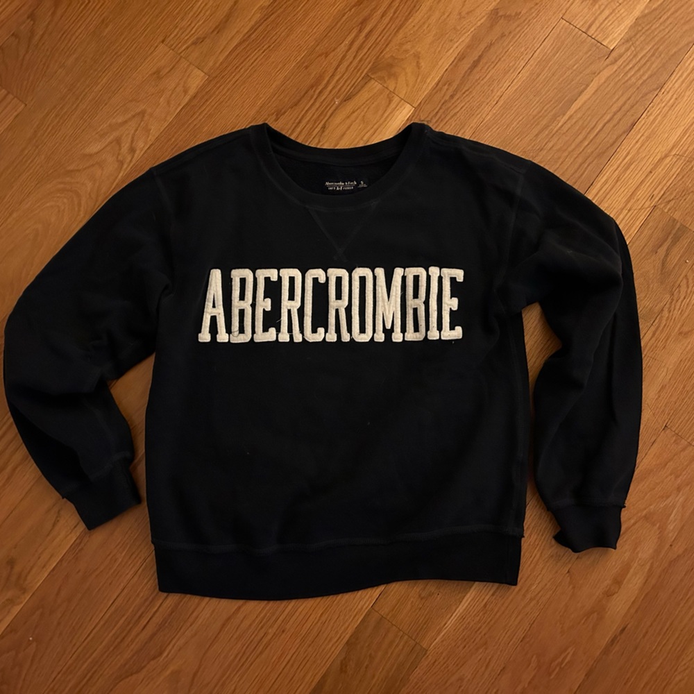 Abercrombie logo crewneck